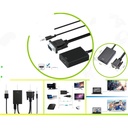 Adaptador VGA a HDMI con conexion USB y audio 3.5mm