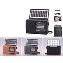 Radio multibanda solar con Bluetooth y lampara