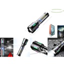 Linterna LED recargable de aluminio con luz lateral