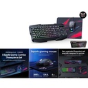 Combo gamer teclado raton y mousepad RGB