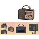 Radio retro Bluetooth FM AM SW con USB y TF - Modelo NS-8897BT
