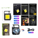 Lampara llavero recargable USB COB