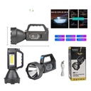 Lampara linterna portatil recargable USB LED multifuncion