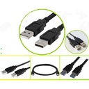 Cable USB tipo A a USB tipo A 1.5M