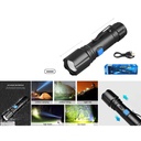 Linterna tactica recargable Type-C 1200mAh