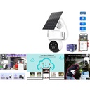 Camara de seguridad solar WiFi 4MP con bateria y deteccion PIR