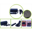Adaptador universal AC/DC para laptop 96W con 8 puntas