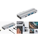 Hub USB 5 en 1 con HDMI 4K y Type-C 87W