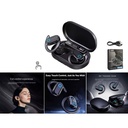 Auriculares inalambricos OWS de gancho con estuche de carga