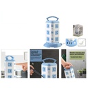 Regleta vertical de 3 niveles con USB
