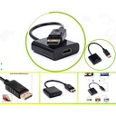 Adaptador DisplayPort macho a HDMI hembra