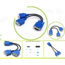 Adaptador VGA con 2 salidas VGA