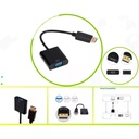 Adaptador DisplayPort macho a VGA hembra