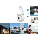 Camara WiFi tipo bombillo E27 panoramica 2MP vision nocturna