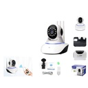 Camara de seguridad inteligente WiFi con tres antenas