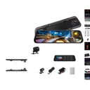 Espejo retrovisor con DVR tactil 9.66 pulg 1080P dual