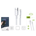 Cable de carga Lightning 3A 1M blanco